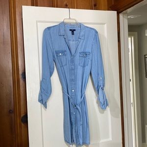 Gap denim shirt dress